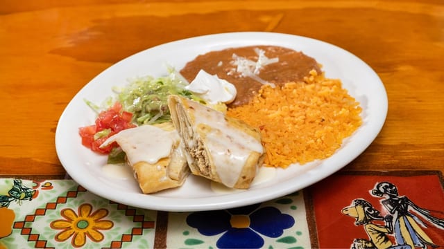 Chimichanga Dinner.