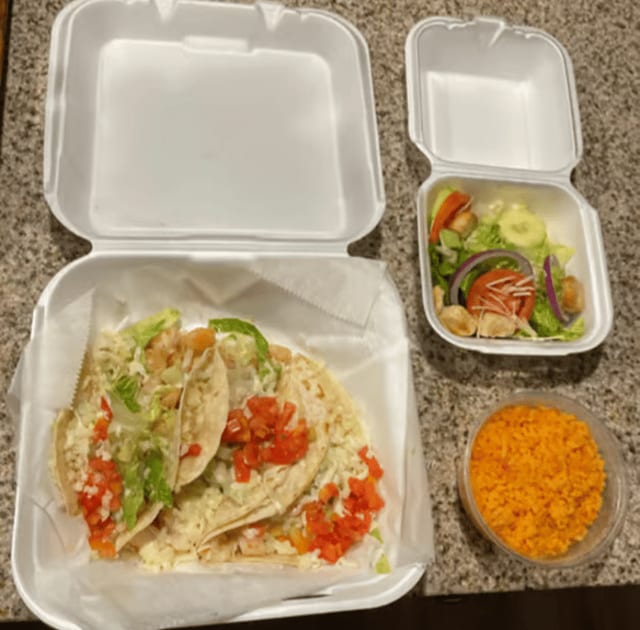Fish or Shrimp Tacos.