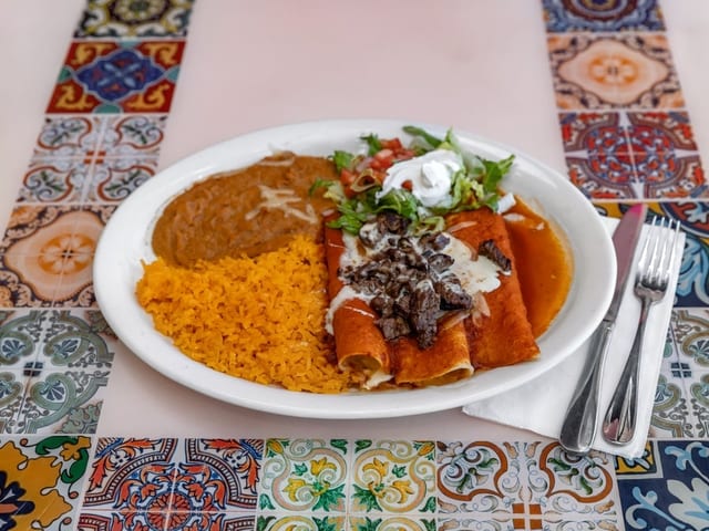 Enchiladas Al Carbon.