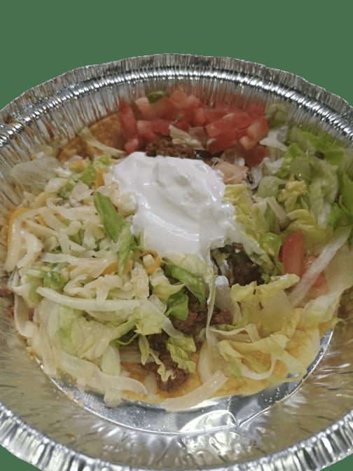 Beef Tostada.