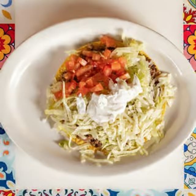 Beef Tostada.
