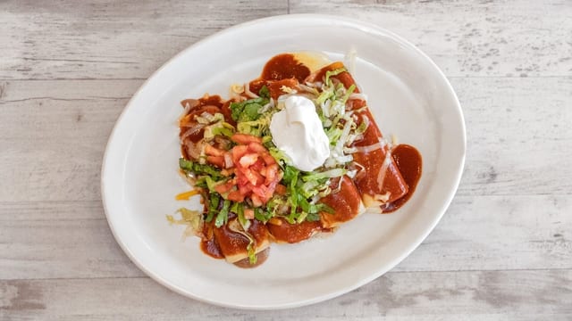 Enchiladas Rancheras.