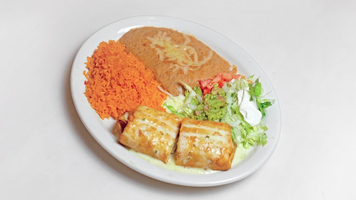 Chimichanga Dinner.