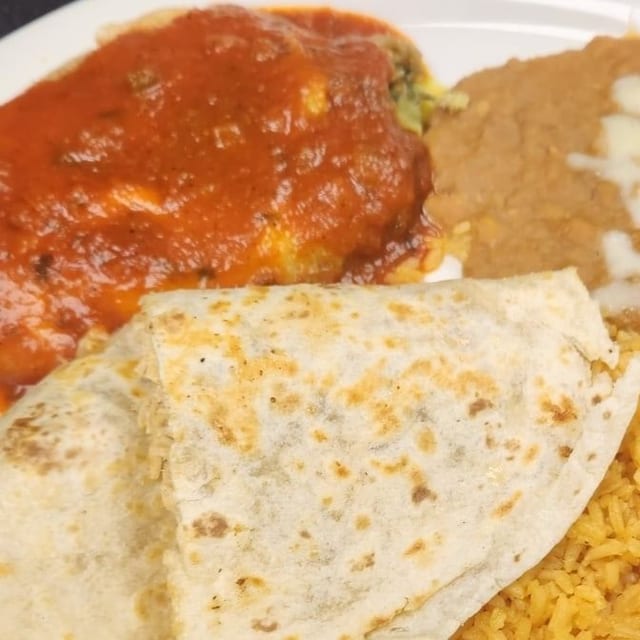 B. One Chile Relleno & One Quesadilla.