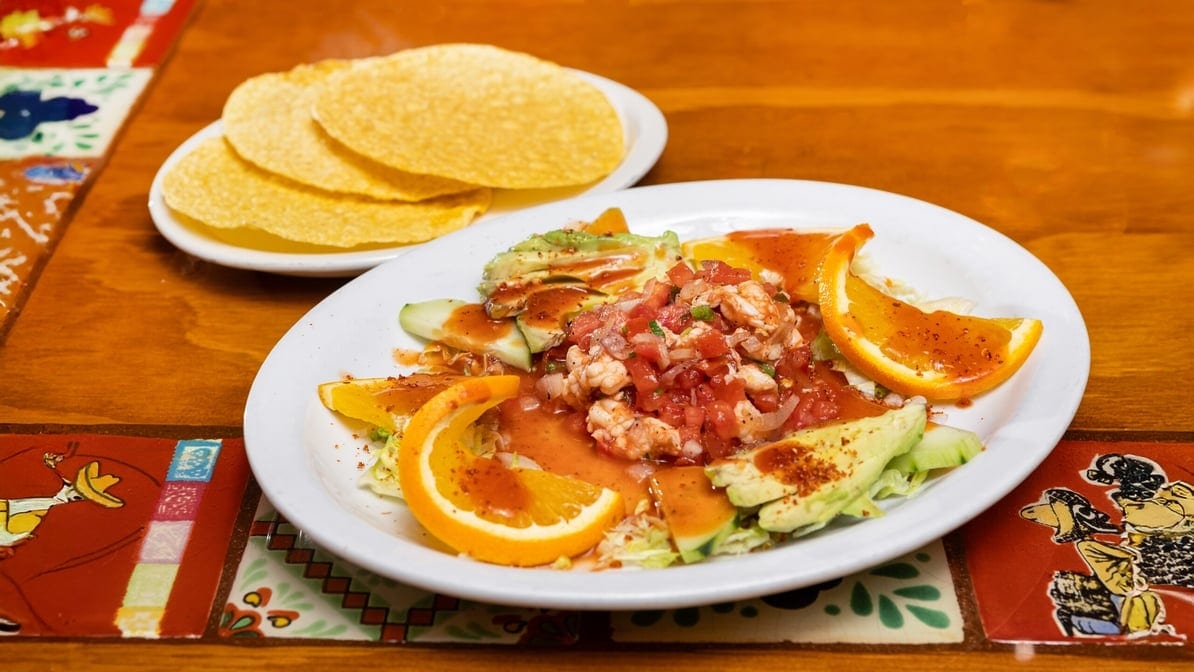 Tostadas De Ceviche.